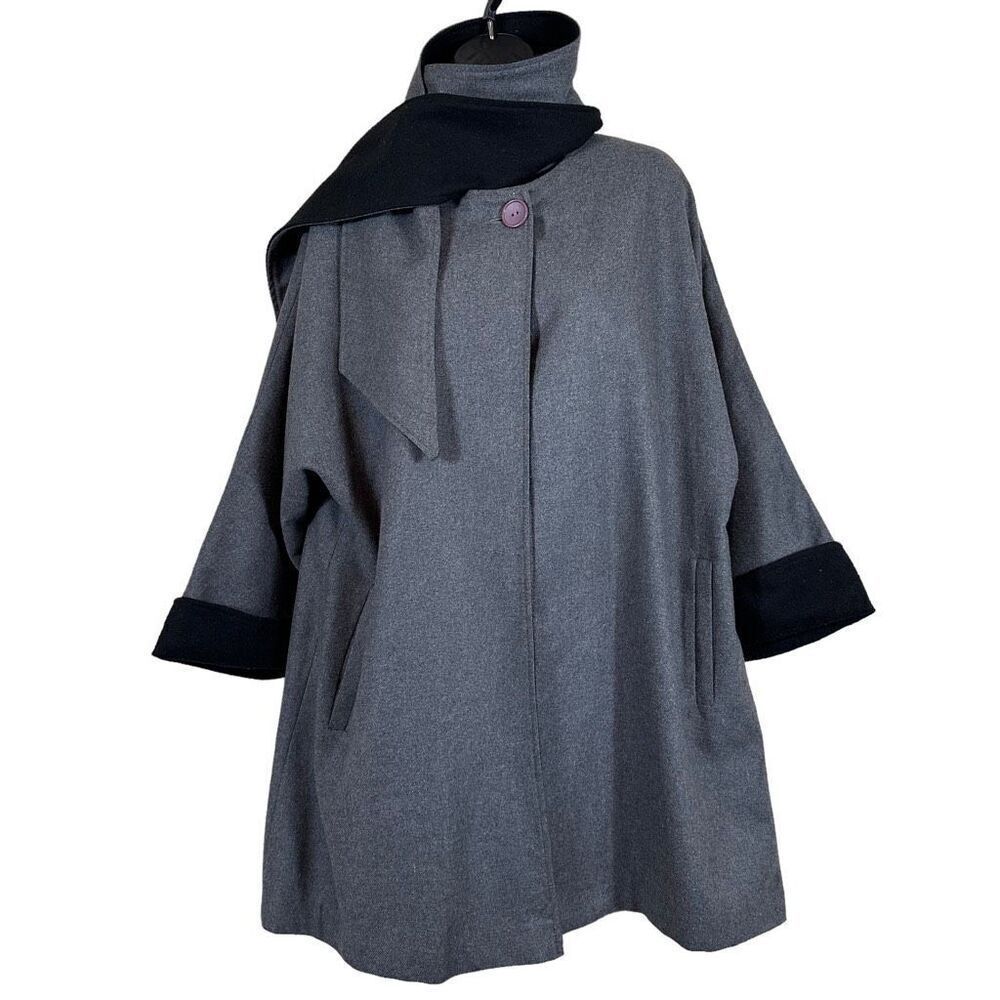 Vintage GJG Originals Wool Cape Coat Women’s Size 14